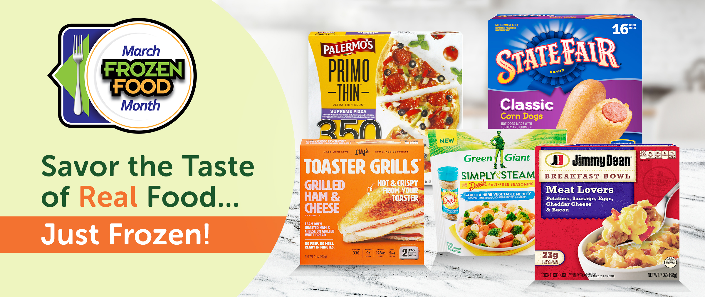 Frozen Food Month Header