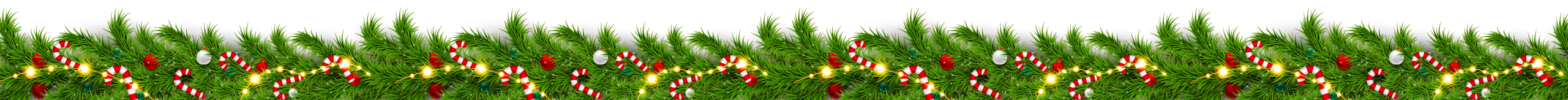 christmas pine footer